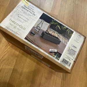 Threshold Outdoor Gas Tabletop Fire Pit